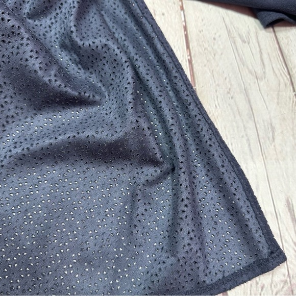 Chico's open front Cardigan Suede-like cut out edge lace-like look sz 3(XL 16) - Picture 7 of 9